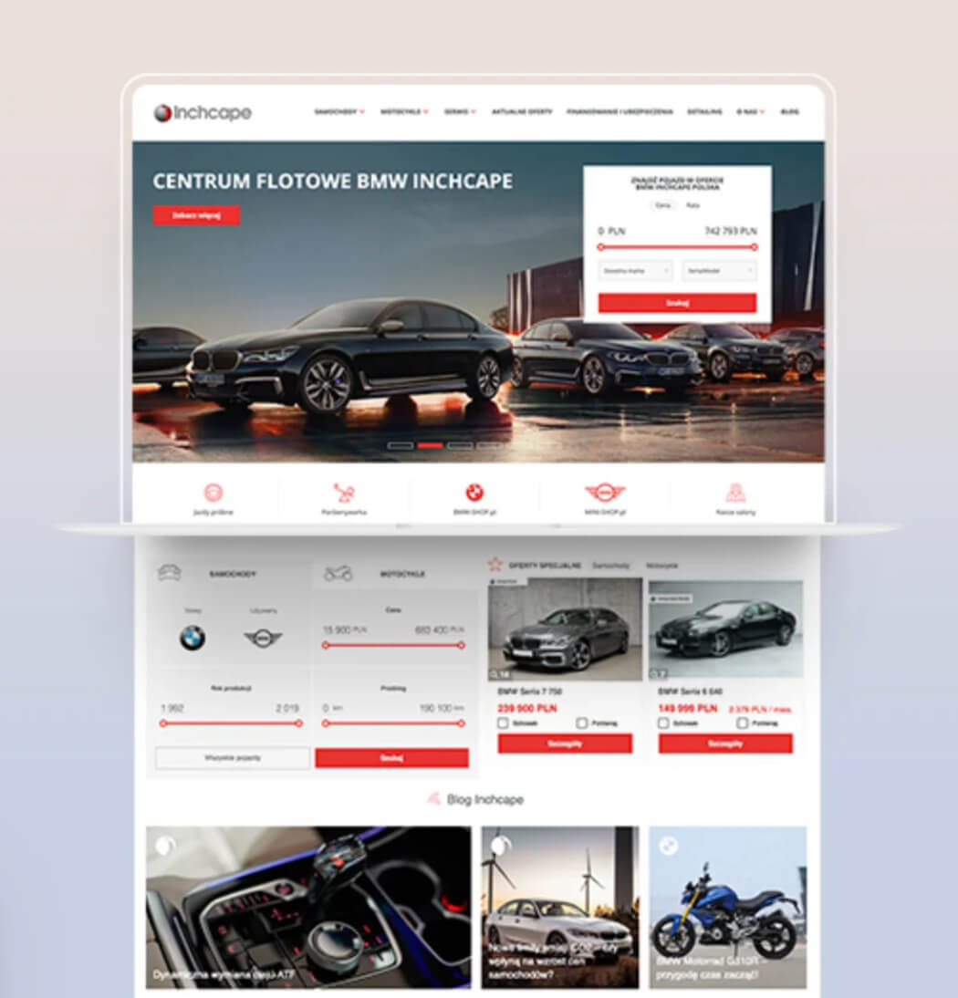 INCHCAPE WEBSITE DESIGN AND DEVELOPMENT PROJECT